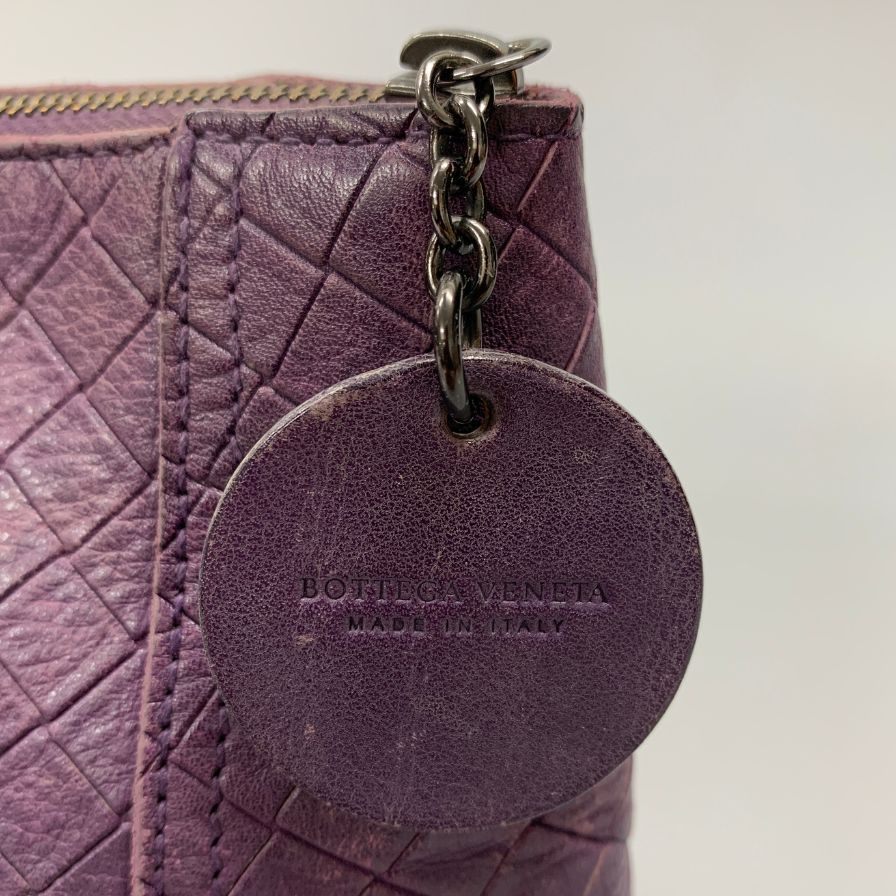 ボッテガヴェネタ ポーチ イントレチャート レディース パープル BOTTEGA VENETA
