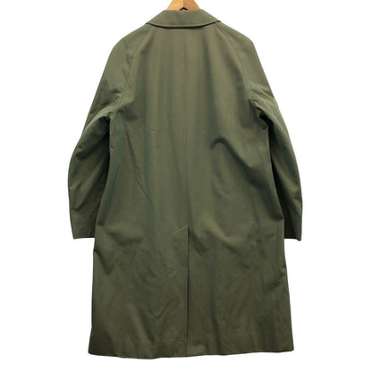 美品◆アクアスキュータム ステンカラー コート コットン 玉虫 サイズM相当 メンズ  Aquascutum 【AFA7】