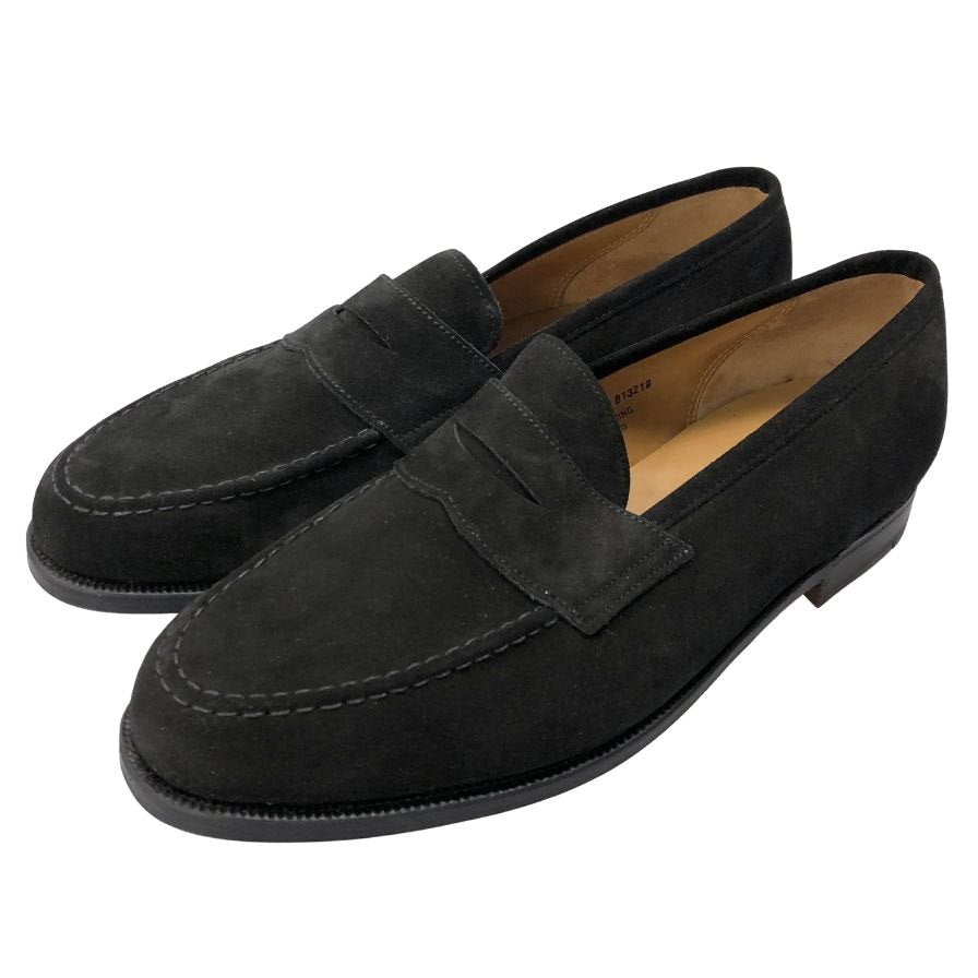ロイドフットウェア ローファー 8363 スエード ブラック メンズ サイズ 9 Lloyd Footwear 約27.5cm【AFD8】