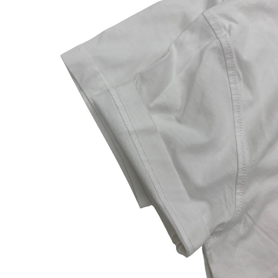 極美品◆オフホワイト グラフィック ロゴTシャツ 23SS OWAA089S23JER017 メンズ サイズM ホワイト OFF-WHITE 【AFB19】