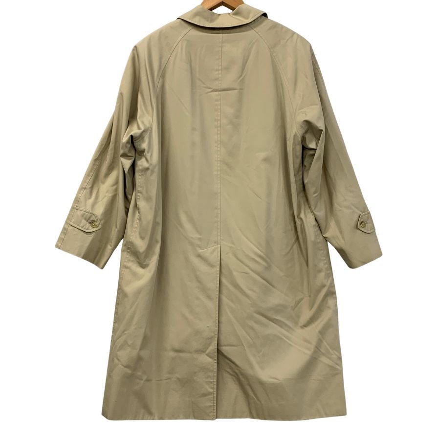 中古◆バーバリー バルカラーコート イングランド製 ライナー付 ベージュ メンズ サイズ 165 Burberry 【AFA15】