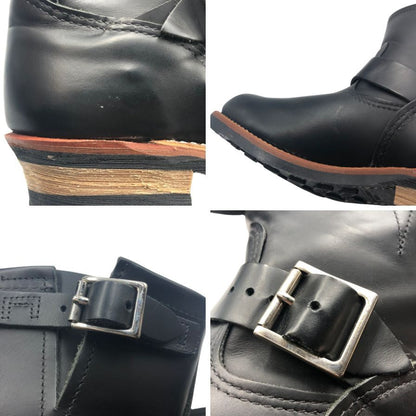 レッドウイング エンジニアブーツ レザー ハイカット  2976 メンズ サイズ9D ブラック RED WING 約27.5cm【AFC33】