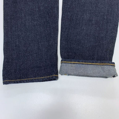 ダブルアールエル ラルフローレン デニムパンツ ストレート セルビッチ 革パッチ LOT R84 ボタンフライ グレー メンズ サイズ W31 L30 RRL RALPH LAUREN 【AFB6】