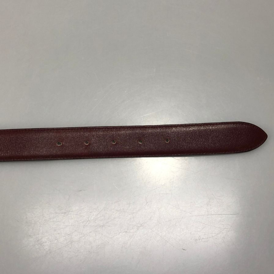 グッチ ベルト レザー ゴールバックル レッド GUCCI【AFI2】