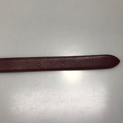 グッチ ベルト レザー ゴールバックル レッド GUCCI【AFI2】