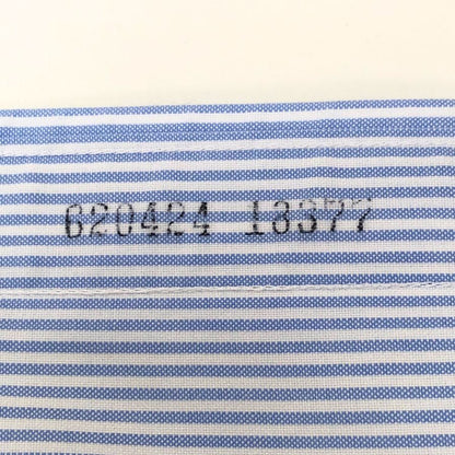 極美品◆ブルックスブラザーズ シャツ ストライプ レギュラー 14ハーフ-32 メンズ サイズ14.5 ブルー BROOKS BROTHERS 【AFB17】