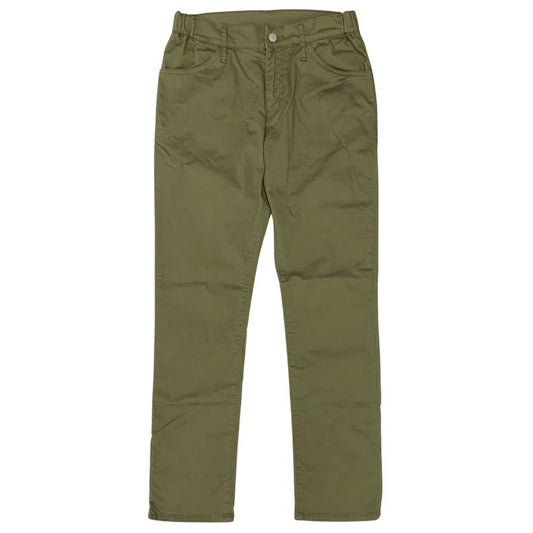 岡山デニム チノパン コットン カーキ サイズM OKAYAMA DENIM 【AFB40】