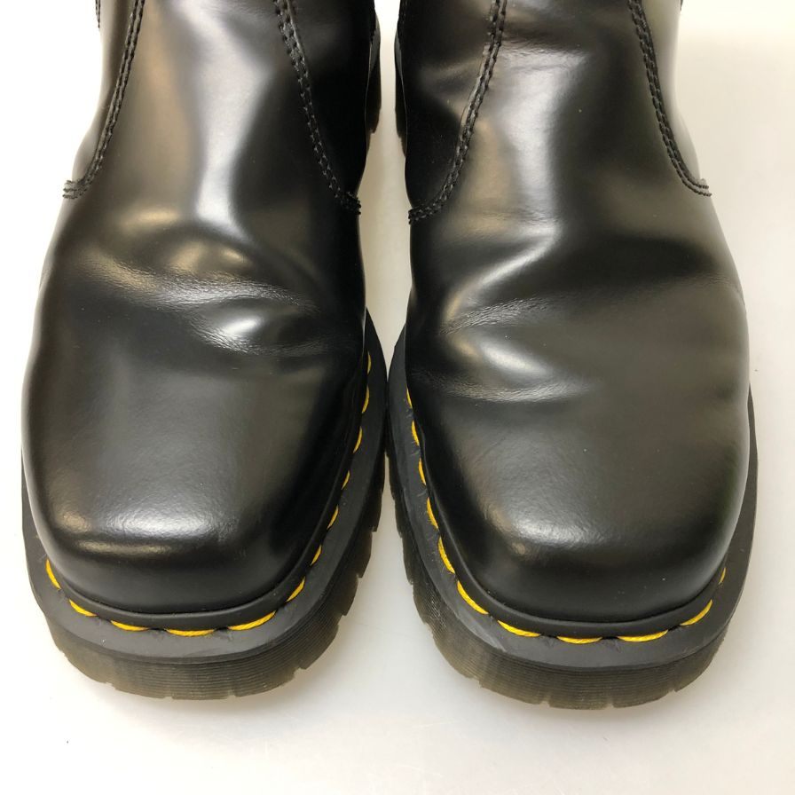 ドクターマーチン サイドゴアブーツ レザー スクエア 2976 BEX SQUARED ブラック UK6 Dr.Martens 約25.0cm【AFD2】