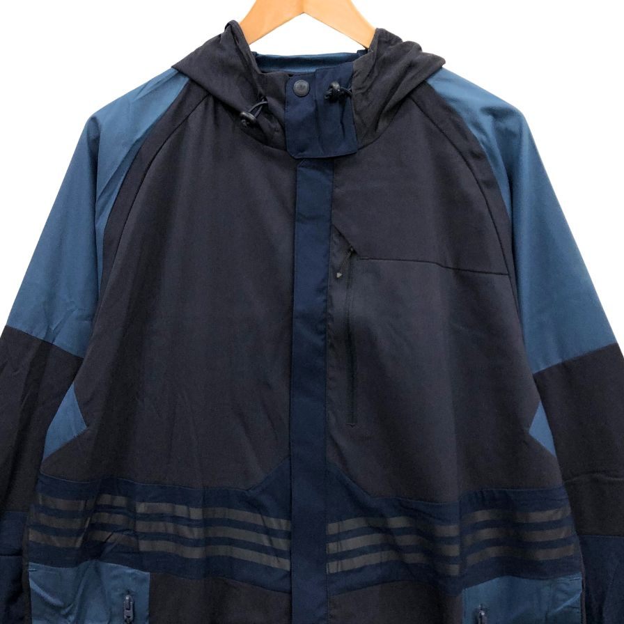 美品◆アディダス×ホワイトマウンテニアリング ナイロンコート サイズL ネイビー系 AO0840 ADIDAS×White Mountaineering 【AFB10】