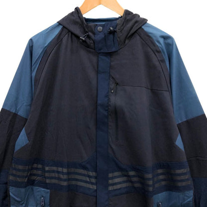美品◆アディダス×ホワイトマウンテニアリング ナイロンコート サイズL ネイビー系 AO0840 ADIDAS×White Mountaineering 【AFB10】