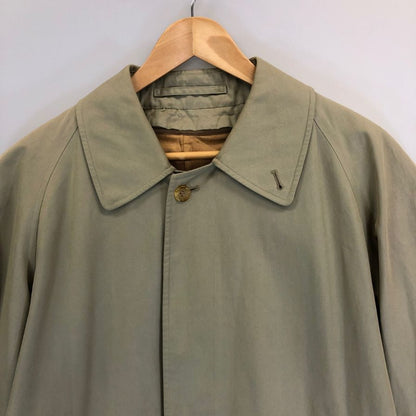 美品◆バーバリー バルカラーコート 80S ライナー付き イングランド製 ベージュ メンズ サイズ表記なし Burberry 【AFA16】