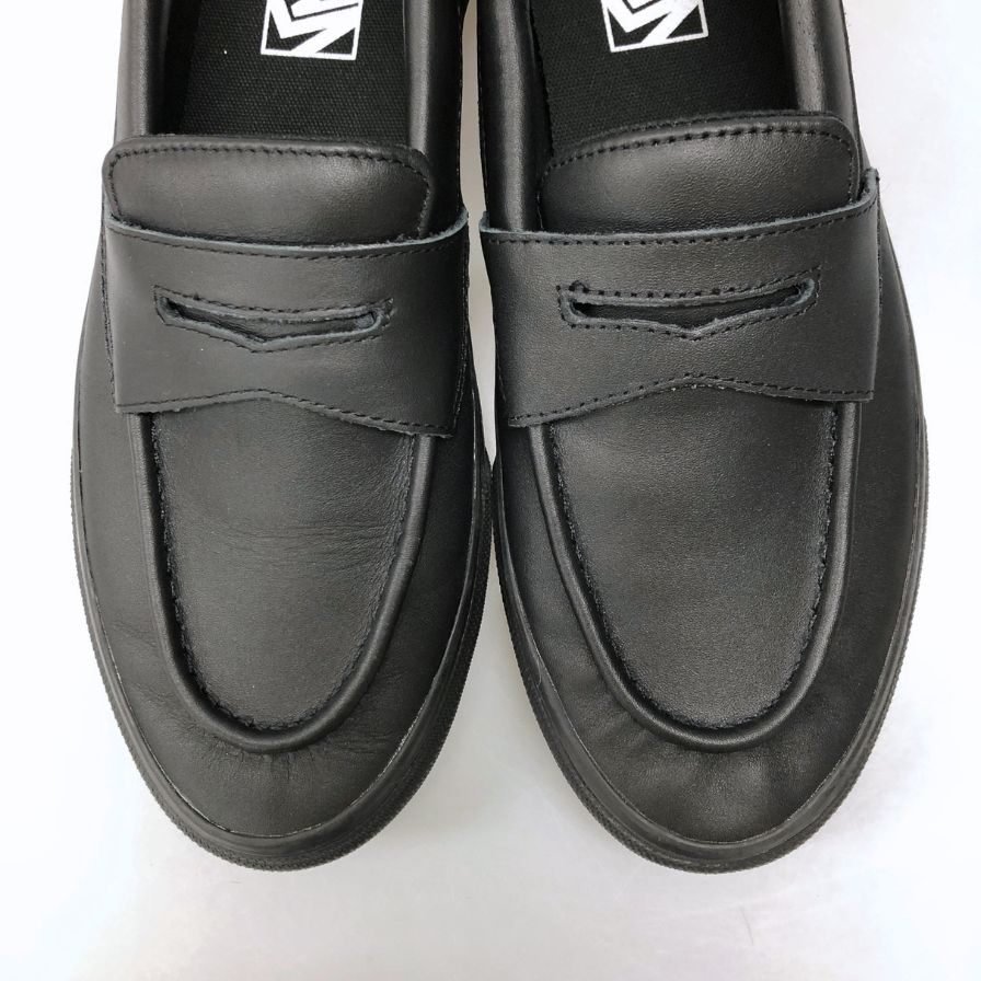 新品 VANS/27cm/バンズ ローファー レザー ブラック V196CF VANS】 ヴァンズ LOAFER ローファー V196CF BLACK/WHITE | ABC