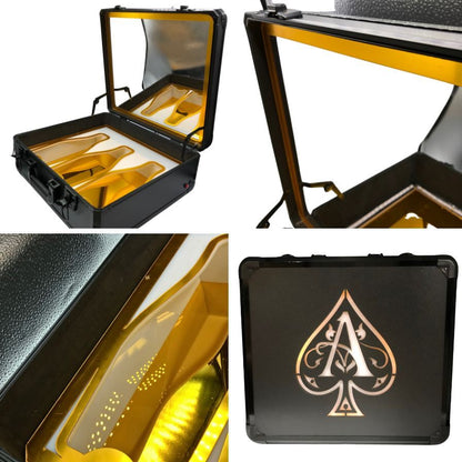 アルマンド ブリニャック アタッシュケース LEDライト付属 3本入り ARMAND DE BRIGNAC【AFE10】【中古】