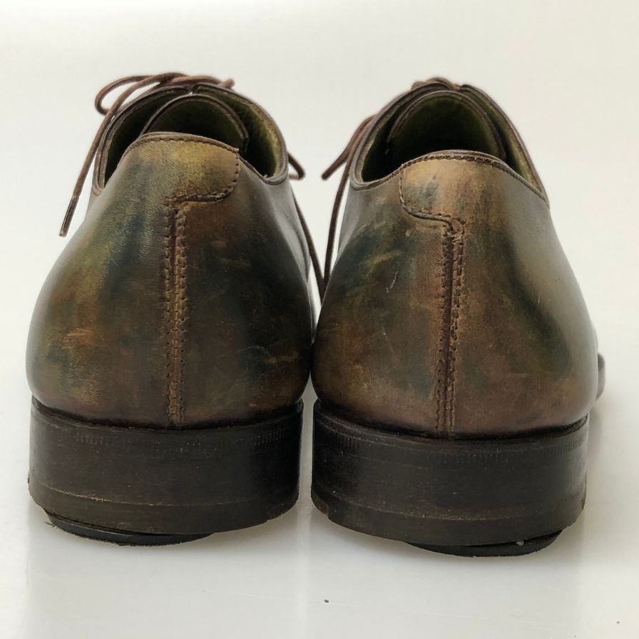 ベルルッティ レザーシューズ メダリオン グリーン＆ブラウン系 メンズ サイズ表記不明  Berluti 約不明cm【PTM4】