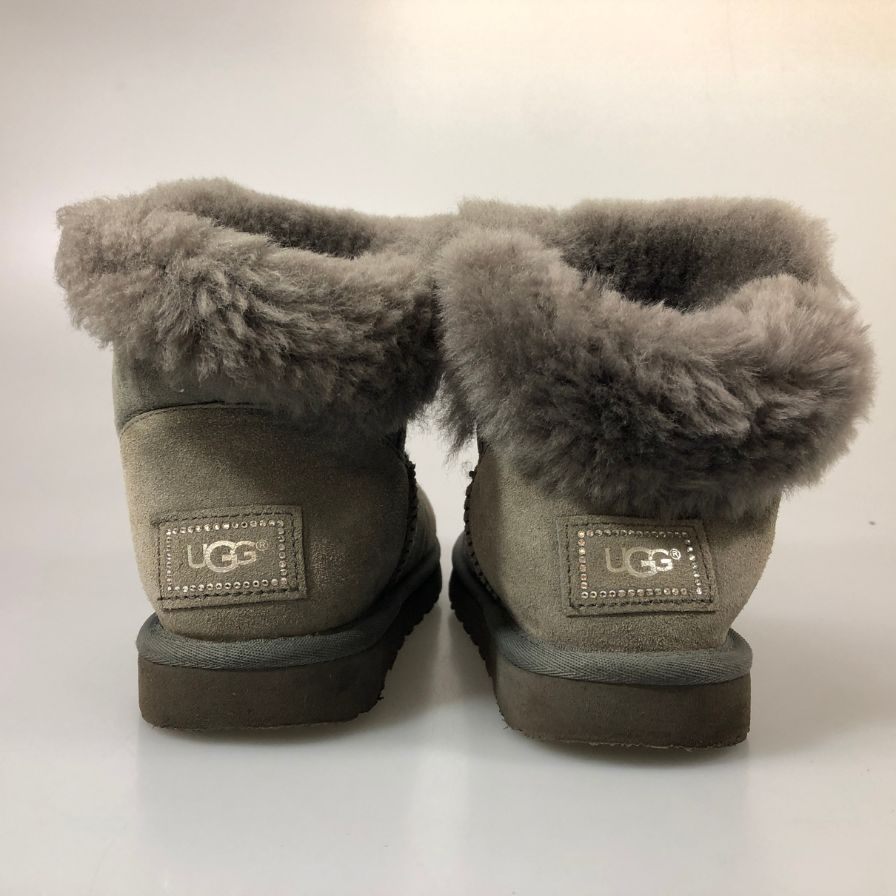 アグ ショートブーツ LYNNEA スタッズ ブラウン レディース サイズ25 1958 UGG 約25.0cm【AFC41】