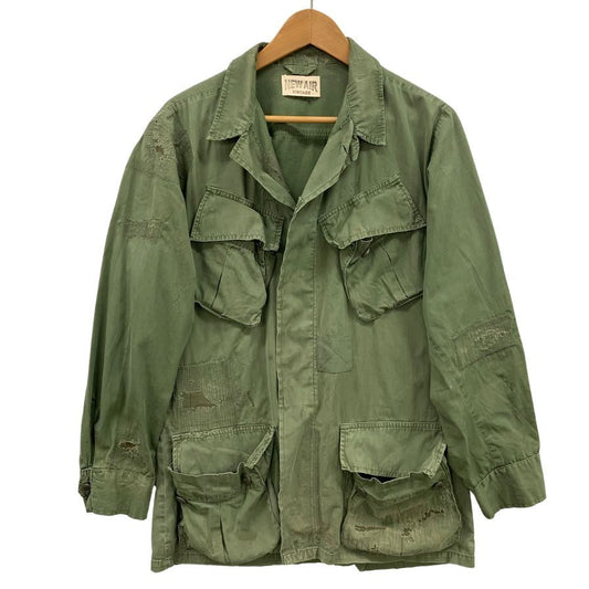 中古◆ニューエアーヴィンテージ ジャングルファティーグ ジャケット USミリタリー カーキ メンズ サイズ不明 NEW AIR VINTAGE JUNGLE FATIGUE JACKET 【AFB35】