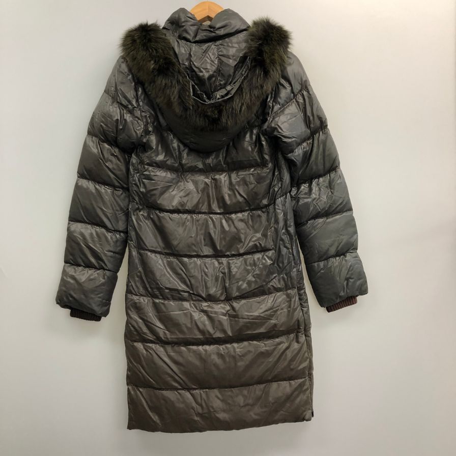 中古■デュベティカ ダウンコート レディース サイズ38 ブラウン DUVETICA 【FAF19】