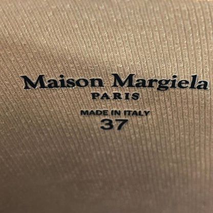 メゾンマルジェラ 足袋レインブーツ ベージュ レディース サイズ37 S58WW0159 MAISON MARGIELA TABI RAIN BOOT 約23.5cm【AFE13】
