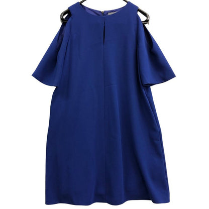 極美品◆フェイズエイト 半袖ワンピース ネイビー サイズ8 Phase Eight 【AFB37】