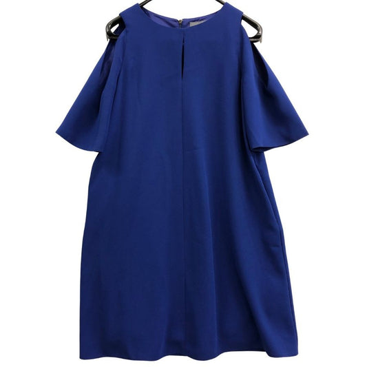極美品◆フェイズエイト 半袖ワンピース ネイビー サイズ8 Phase Eight 【AFB37】