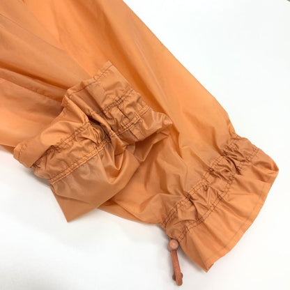 極美品◆プリーツプリーズ ナイロン フーディー ブルゾン オレンジ サイズ3 PP01-ZD511 PLEATS PLEASE ISSEY MIYAKE 【AFB3】