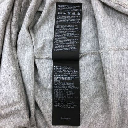 極美品◆サンローラン パリ Tシャツ リバースロゴ メンズ グレー サイズL SAINT LAURENT PARIS 【AFB16】