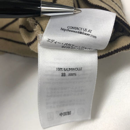 美品◆エディーバウアー 長袖Tシャツ タートルネック ボーダー メンズ サイズM Eddie Bauer 【AFB14】
