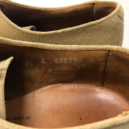 アレンエドモンズ オーリンズ スウェード メンズ ホワイト系 サイズ 6 Allen Edmonds 約24.0cm【AFC34】
