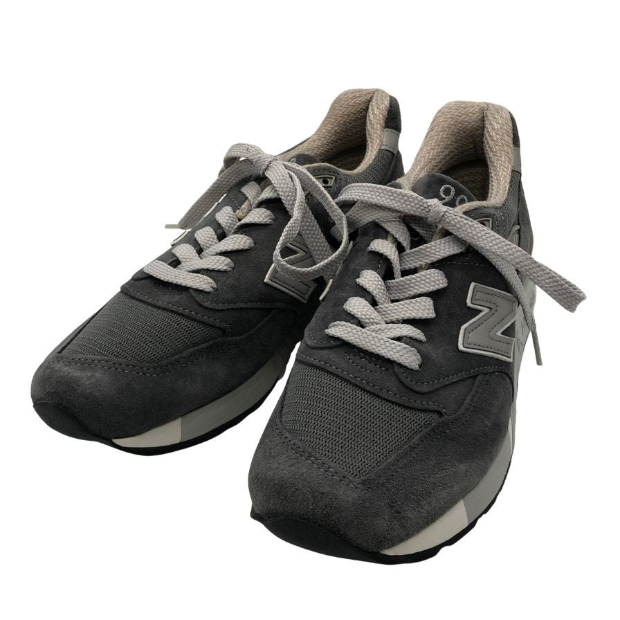 ニューバランス スニーカー M998CH メッシュ×スエード アメリカ製 メンズ チャコールグレー サイズ26cm NEW BALANCE 約26.0cm【AFC47】