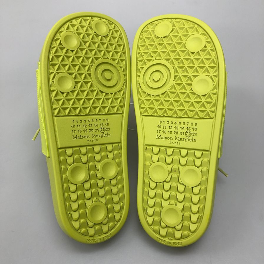 メゾン マルジェラ サンダル S58WX0100 ラバー グリーン系 サイズ36 レディース Maison Margiela 約23.0cm【AFD13】
