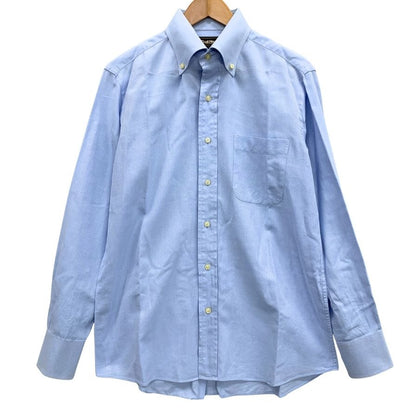 極美品◆ポールスチュワート シャツ 長袖 綿 メンズ ブルー サイズL Paul Stuart 【AFB3】