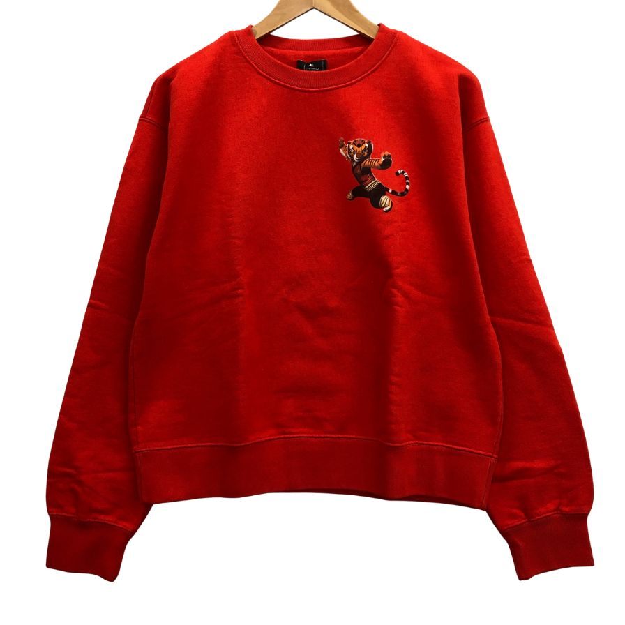 新品同様◆エトロ スウェット カンフーパンダ プリントデザイン レディース レッド系 サイズM ETRO 【AFB33】