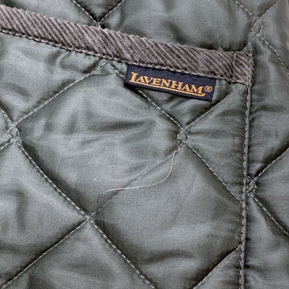 美品◆ラベンハム キルティングジャケット メンズ チャコールグレー サイズ36  LAVENHAM 【AFA21】