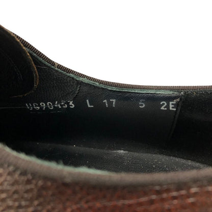 サルヴァトーレ フェラガモ レザーシューズ プレーントゥ キャビアスキン ブラウン系 サイズ5 レディース Salvatore Ferragamo 約22.5cm【AFD2】