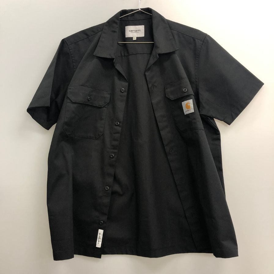 美品◆カーハート マスター ワークシャツ ブラック メンズ サイズL Carhartt WIP 【AFB6】