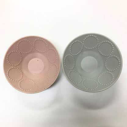 ミナペルホネン ボウル タンバリン 2点セット ピンク グレー 陶器 mina perhonen【AFI28】【中古】