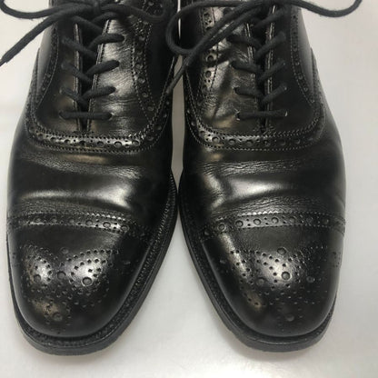 ジョセフ チーニー ウィルフレッド BEAMS F別注品 セミブローグ ブラック サイズUK7  JOSEPH CHEANEY WILFRED 約25.5cm【AFD14】