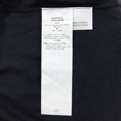 中古◆マックスマーラ ショート丈 七分丈袖 トップス カーディガン ウール 100％ レディース サイズM ブラック S' Max Mara 【AFB11】