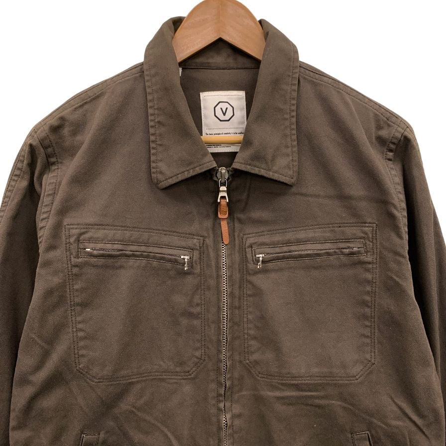 中古◆ヴィズヴィム ビズビム トラッカージャケット ラグラン コットン カーキ メンズ サイズM visvim 【AFB30】