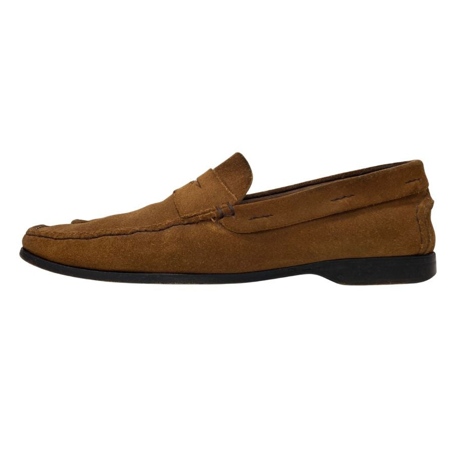 カーシュー ドライビングシューズ  スエード ブラウン サイズ6 メンズ CAR SHOE 約25.0cm【AFC53】