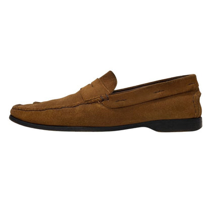 カーシュー ドライビングシューズ  スエード ブラウン サイズ6 メンズ CAR SHOE 約25.0cm【AFC53】