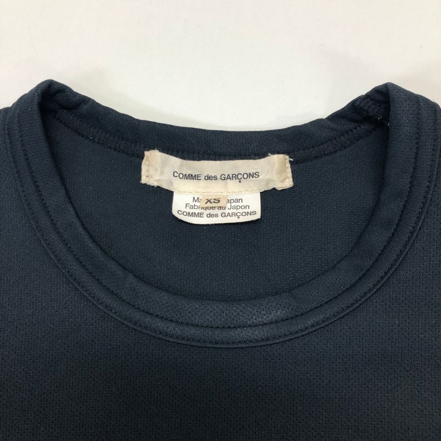 美品◆コムデギャルソン レディース Tシャツ GA-T014 AD2017 日本製 サイズXS ブラック COMME des GARCONS 【AFB39】