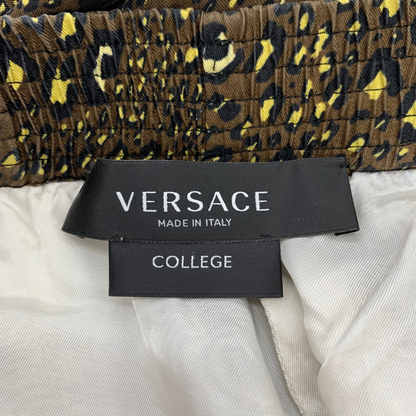 状况良好 ◆ Versace 短裤 A86432 Barocco 100% 真丝全身图案男士金色尺寸 44 Versace [AFB19] 