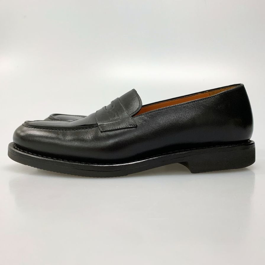 ジャランスリウァヤ コインローファー 98857 カーフ ブラック UK8ハーフ メンズ Jalan Sriwijaya EDWARD ローファー 約26.5cm【LA】【中古】