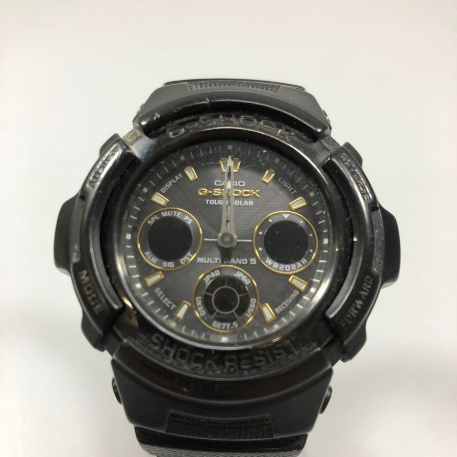 カシオ ジーショック 電波ソーラー ブラック メンズ AWG-100BC CASIO G-SHOCK【AFI16】