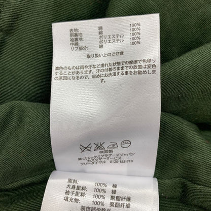 中古◆ブルックスブラザーズ ジャケット コットン  カーキ メンズ サイズM Brooks Brothers 【AFB9】