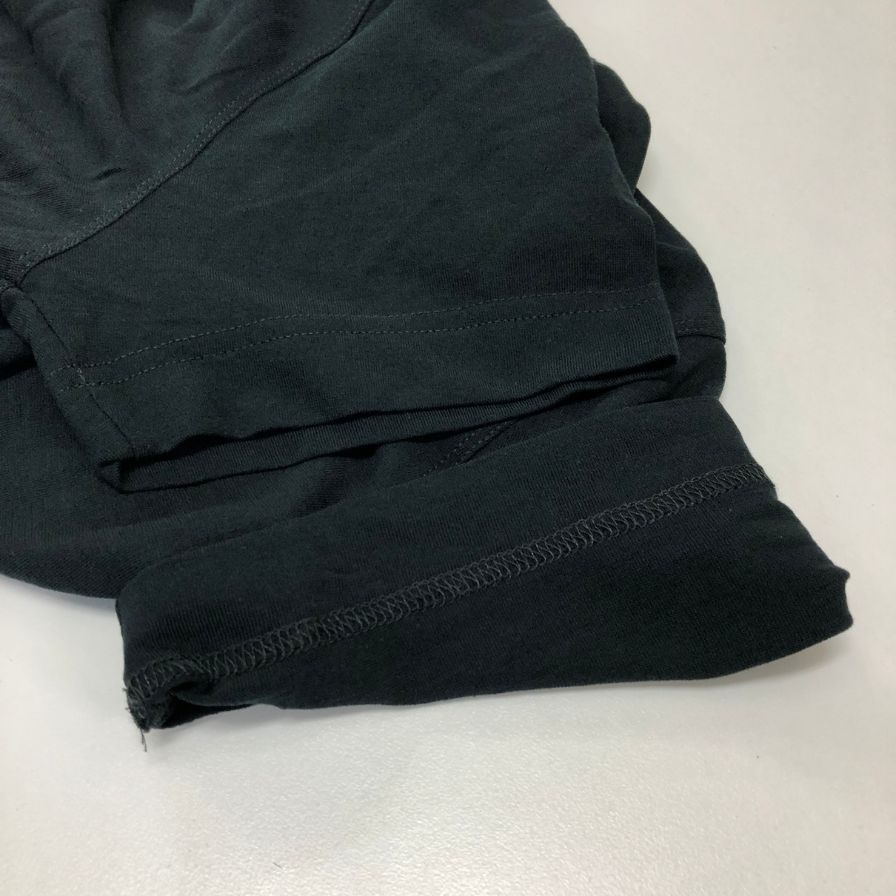 美品◆ザノーネ  クルーネック コットン Tシャツ メンズ サイズ 46 ブラック  ZANONE 【AFB38】