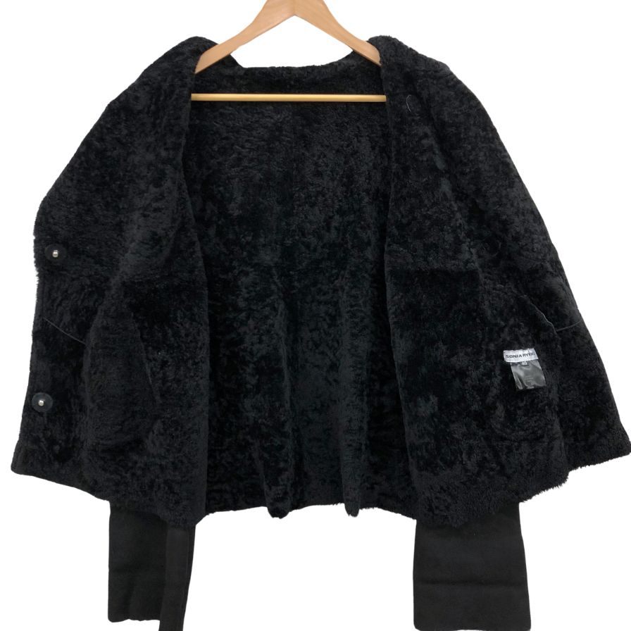SONIA BY SONIA RYKIEL　ソニアリキエル　ラムレザー　コート SONIA RYKIEL ソニアリキエル コート ロング キスマーク P7832V