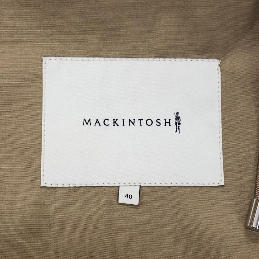 新品同様◆マッキントッシュ ミリタリーツイルジャケット ベージュ サイズ40 MACKINTOSH 【AFB4】