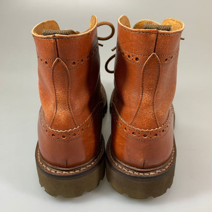 トリッカーズ M2508 カントリーブーツ カーフ メンズ サイズUK7.5 ブラウン Tricker's 約26.0cm【AFC33】